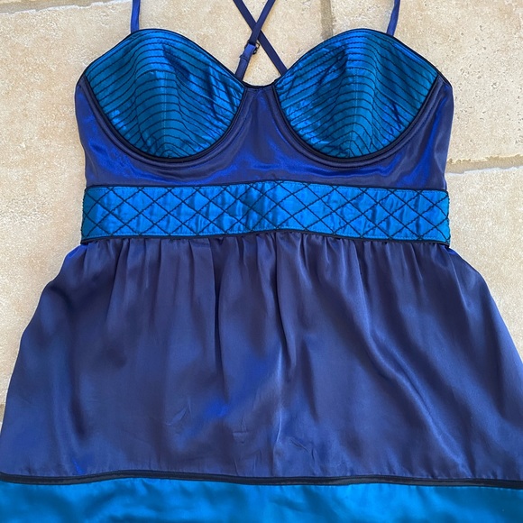 Proenza Schouler for Target Silk Blue Top Small - Picture 1 of 7
